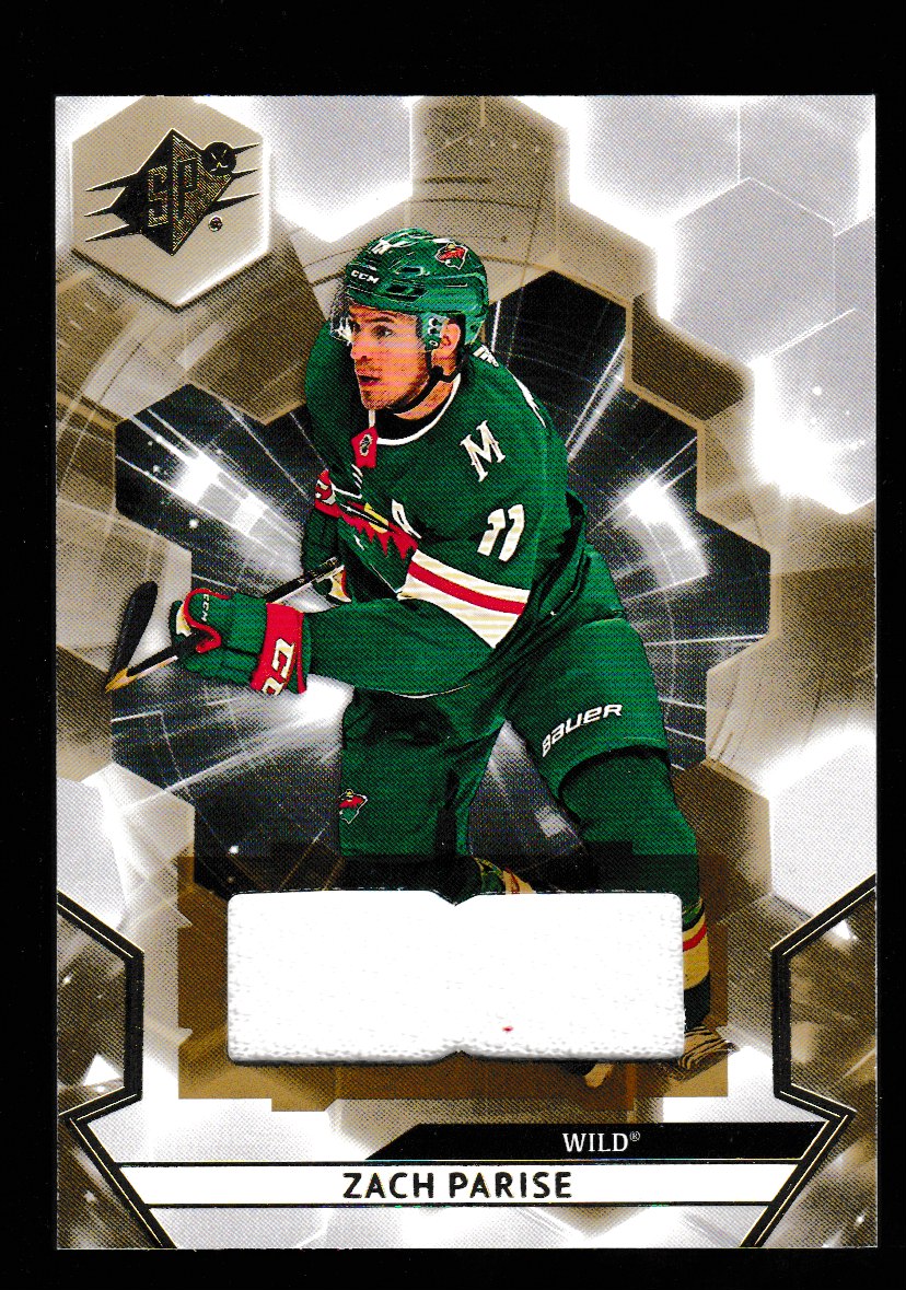 2020-21 SPx Jerseys #99 Zach Parise (image for) 2020-21 SPx Jerseys #99 Zach Parise